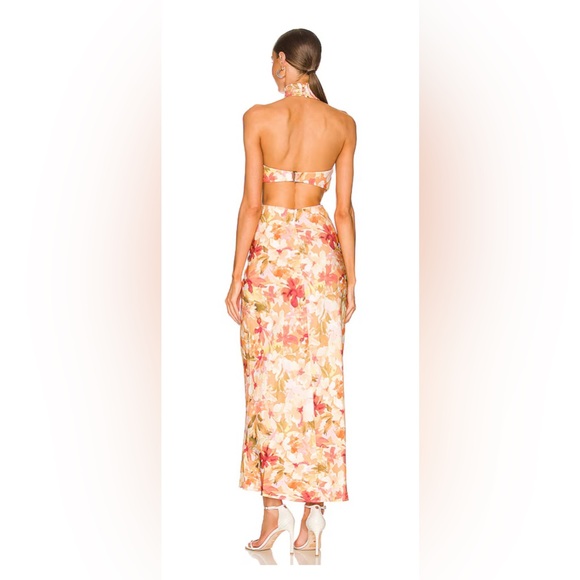 Significant Other Lapis Dress in Watercolor Floral - Picture 3 of 6